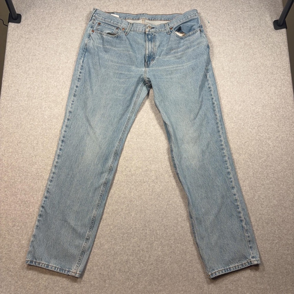Levis 541 Jeans Mens 36x32 Blue Athletic Taper Stretch Denim Light Wash Pants
